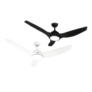 Fan - Essential Ceiling Sirocco, White with Remote