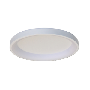 LED Round Framed Ceiling Fitting, White, Dimmable, CCT Colour Changeable, 36W