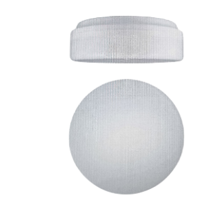 Indoor Techno-Polymer Ceiling Mount, White