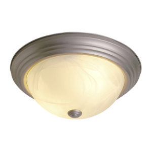 Ceiling Light, Satin Silver, E27 2x 60w