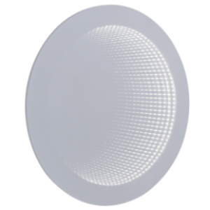 Metal and Glass LED Infinity Mirror, 30W LES (Included)