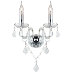 Crystal Wall Bracket, 2x 40W SES