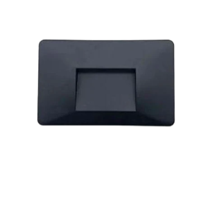 LED Square Footlight, Black, 3W