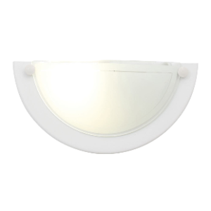 Italiab Wall Light, Steel, White, Excluding 1x E27 max 60W