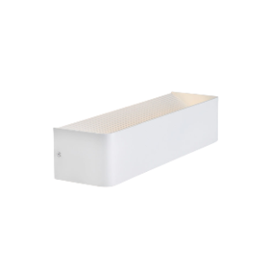 Lilly Wall Light, Aluminium, White, Including 1x 15W Integrated LED