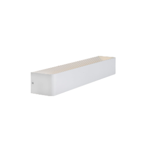 Lilly Wall Light, Aluminium, White, Including 1x 18W Integrated LED