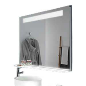 Focco Lena Mirror and Shelf, 600 x 810mm, 12W