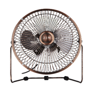 Zen Cool Series 6" Desk Fan - Copper