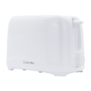 Elektra Basic 700w 2 Slice Toaster - White
