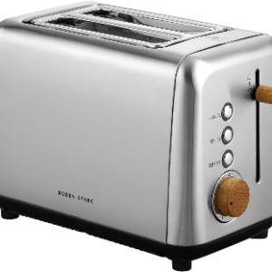 Boden Stark Anson Collection 2 Slice Stainless Steel Toaster