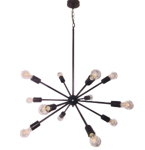 Odyssey Chandelier, Black