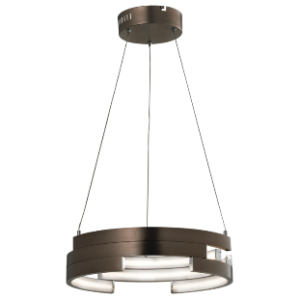 LED Chandelier, Iron, Aluminium and PC, 40W LED (Included)