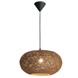 Twine Brown Pendant, 1x 11W ES (LED or CFL Only)