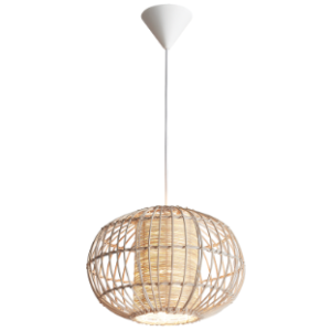 Twine Natural Pendant, 1x 11W ES (LED or CFL Only)