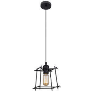 Metal Cord Pendant, Black