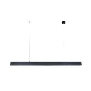 Pencil Surface/Hanging IP33 Linear Light, Black