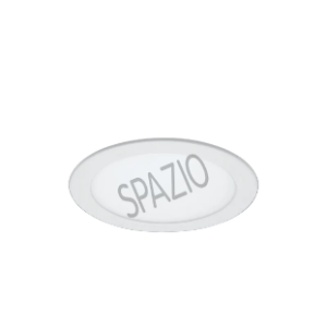 Recessed mounted LED Downlight with polycarbonate body and diffuser, White, 6W