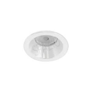 Antiglare Downlight with aluminium body, White, 3W