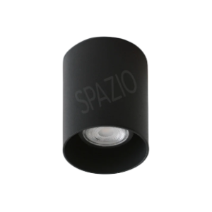 Solo Spot fitting with aluminium body, Black, 7.5W