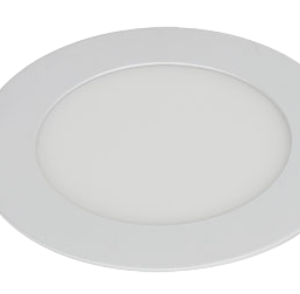 Round LED Downlight, White, 6W, 120mm diameter