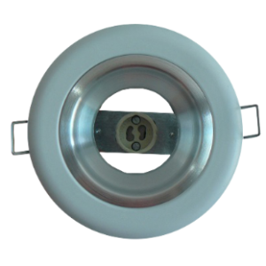 Baffle Downligh, Aluminium, Anodized Silver