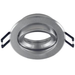 Die-cast aluminium Downlight, Satin Chrome, 12V / 50W