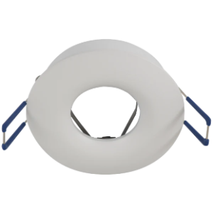 Die Cast Aluminium Downlight, Straight, Without Lampholder, White, Cut out 70mm