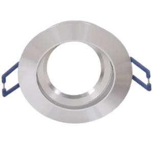 Aluminium Downlight, Tilt, 12V / 220V ? 240V / 50W, Cut out 70mm, 83mm diameter