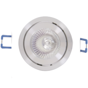 Aluminium Downlight, Tilt, 12V / 50W MR16 ( Not Included ), Cut out 80mm, 92mm diameter