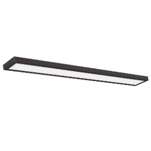 Surface Mounted Panel Light, Matt Black, 33W LED iIncluded)
