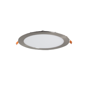 Die Cast Aluminium Downlight with Polycarbonate Cover, Satin Chrome, 3W LED (Included) 1x Electronic LED Driver (Included)