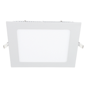 Die Cast Aluminium Square Downlight with Polycarbonate Cover, White, Dimmable, 18W LED (Included) 1x Electronic LED Driver (Included)