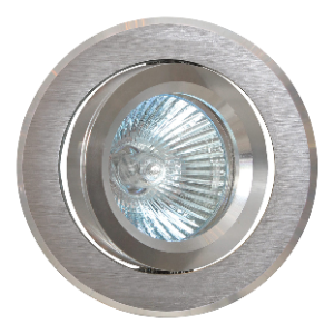 Aluminium Downlight, Round, Tilt, Excluding 1x GU5.3 max 50W MR16 12V