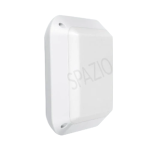 Anna Exterior Bulkhead, Square, White, 2x 11W