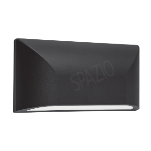 Una Exterior, colour temperature changing Wall Fitting, Black, 6W