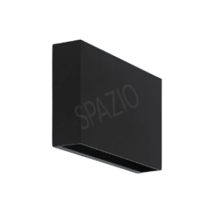 Capri Up and Down Wall Fitting, Black, 12W, 3000K