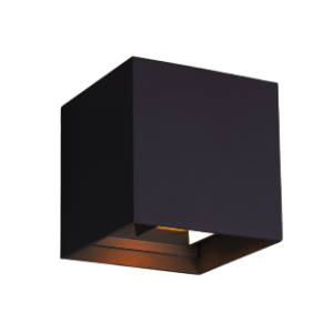 Up & Down Square Beam Adjustable Wall Light, Black, 6W LED