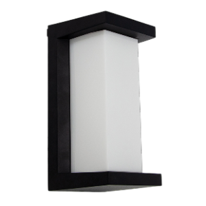Coastal?Vertical Bulkhead, Black, 20W LED