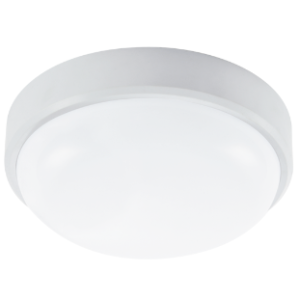 LED, PC Bulkhead with Polycarbonate Cover, Bayonet Lock, White, 20W LED (Included), 4000K