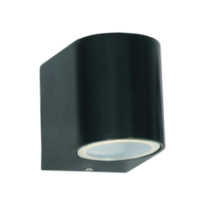 Aluminium Wall Bracket, Down Facing, Black, 1x 35W GU10 (Not Included)