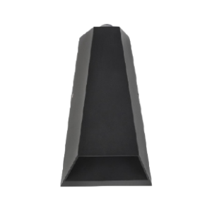 LED, Up and Down Facing Wall Light, PVC with Clear PC Cover, Black, 2 x 3W LED (Included)