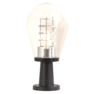 PVC Base Lantern with Clear Polycarbonate Cover, 1x 14W ES (Energy Saver Only)