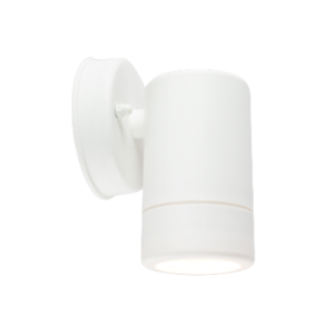 PVC Down Facing Lantern, White,  1x 7W LED GU10 (Not Included)