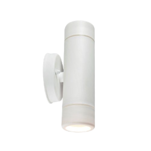 PVC Up and Down Facing Lantern, Black, 2x 7W LED GU10 (Not Included)