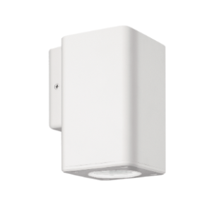 Down Facing Lantern, ABS and PC with Clear PC Cover, White, 1x GU10 LED Max 7W (Not Included)