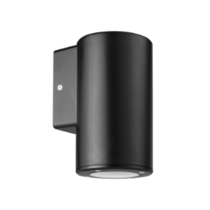 Down Facing Lantern, ABS and PC with Clear PC Cover, Black, 1x GU10 LED Max 7W (Not Included)
