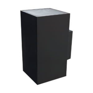 Flute Up & Down Fitting, Black, 14W