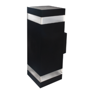 Flute Up & Down Fitting, Black, 14W