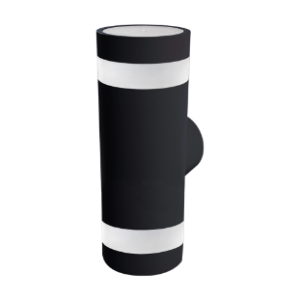 Flute Up & Down Fitting, Black, 14W