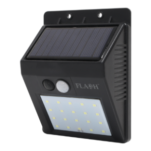 LED Solar Lamp, Daylight 6500K, Black